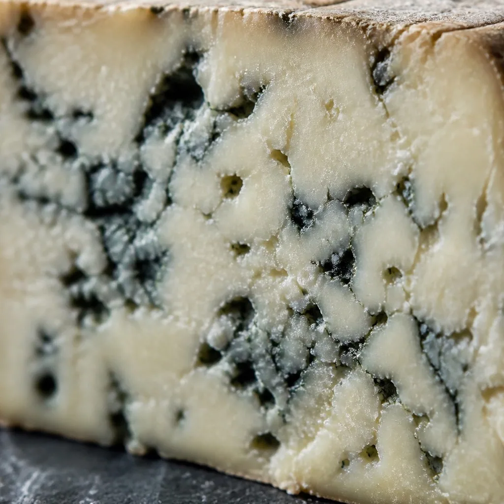 Veines naturelles dans une pâte persillée