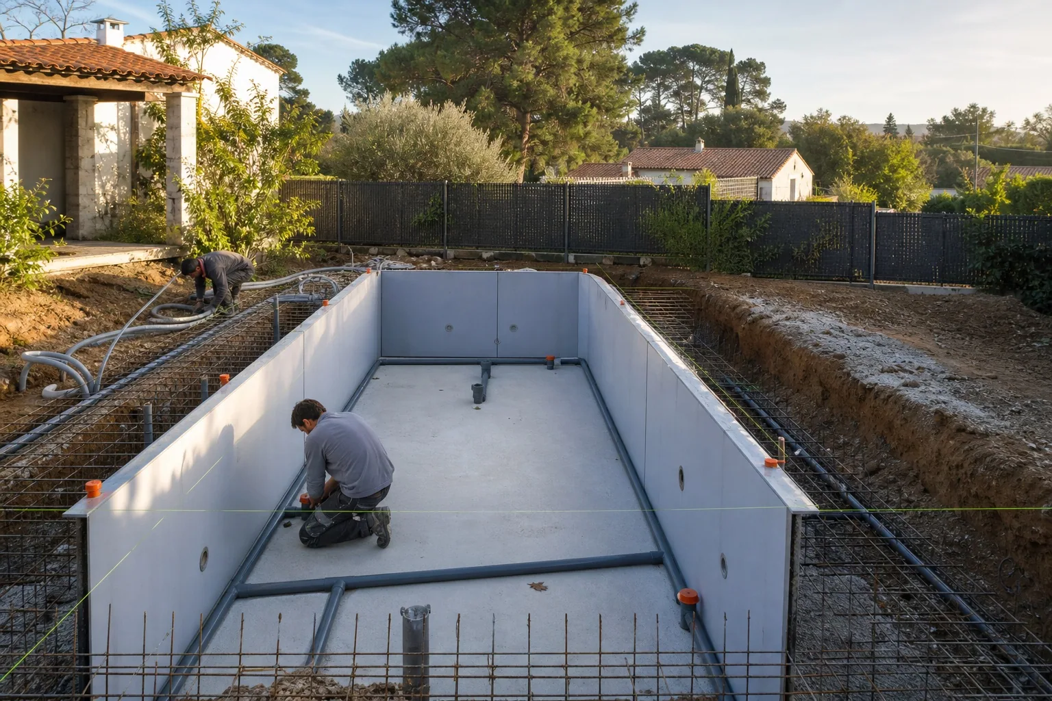 Chantier de bassin à Toulouse