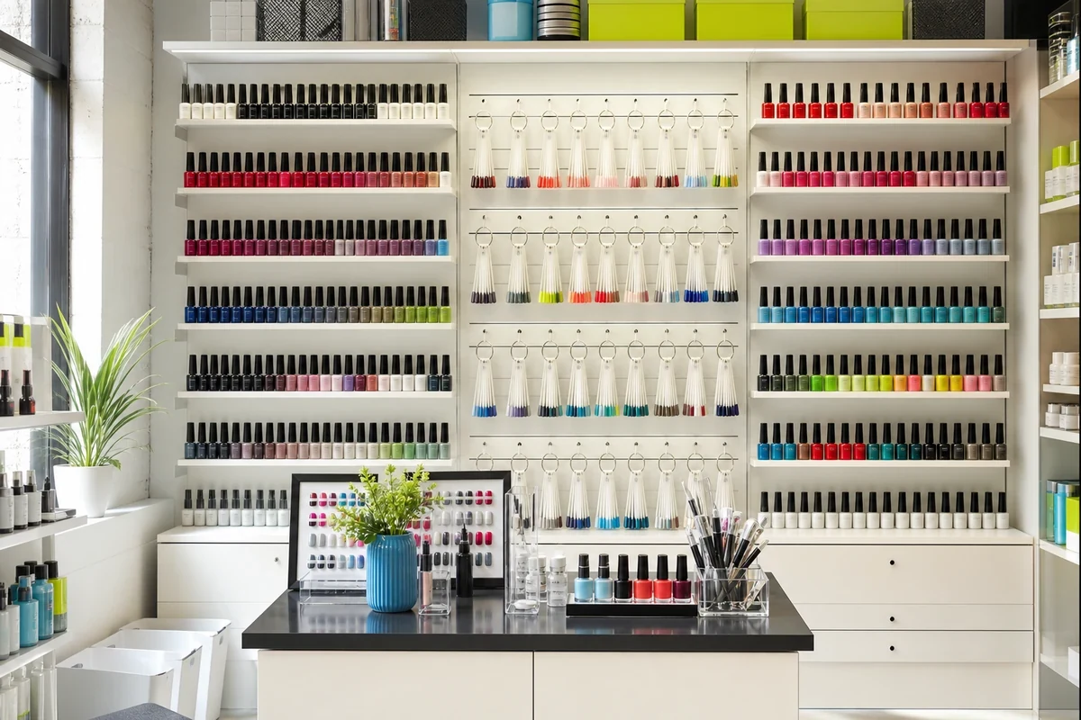 Mur de couleurs de la boutique NUANCIER PRO