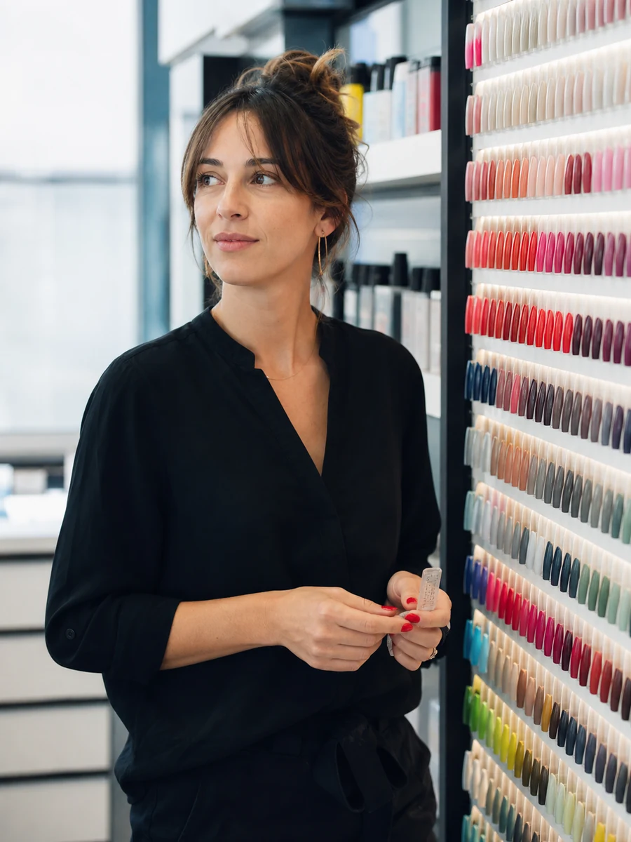 Inès, conseillère couleur chez NUANCIER PRO