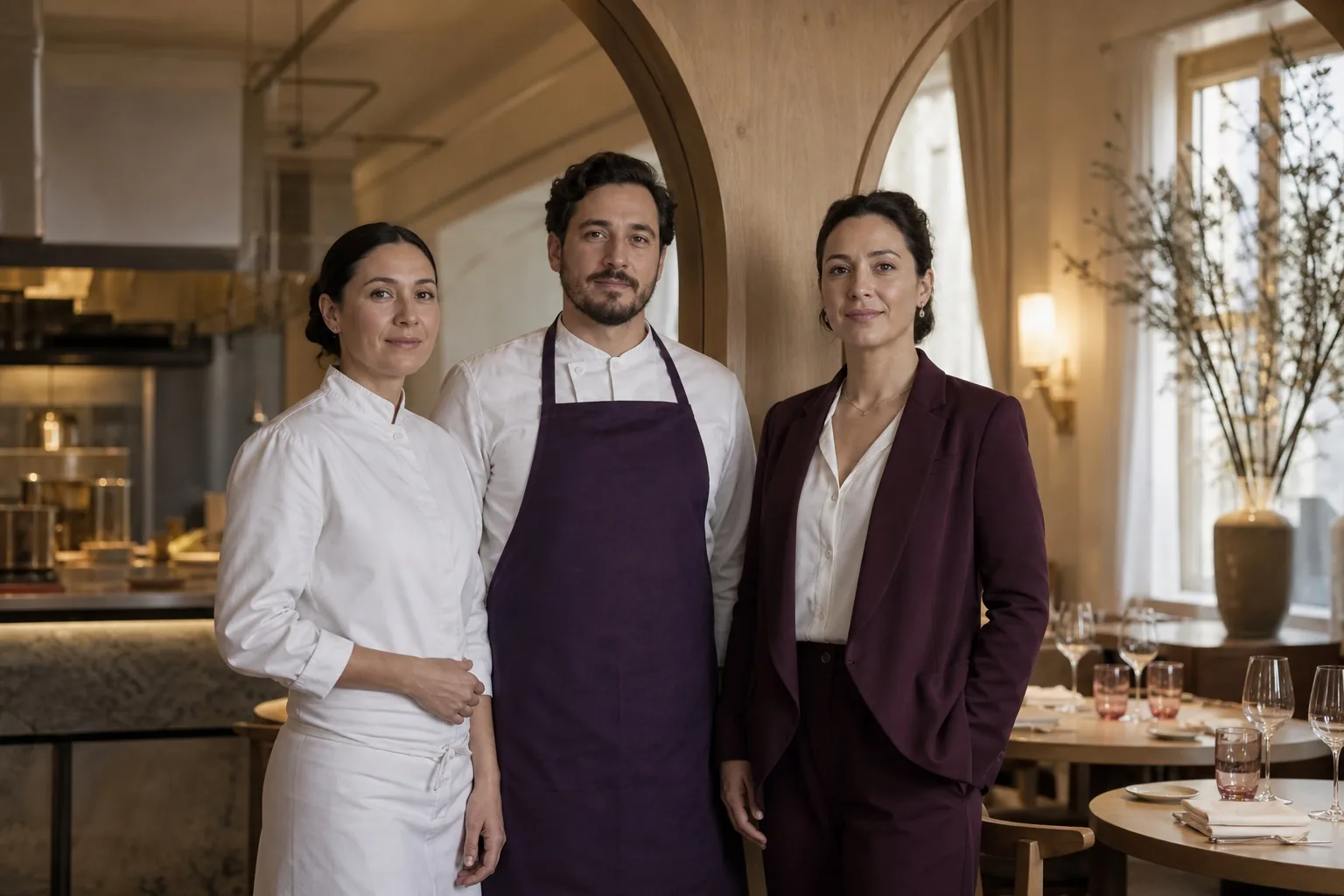 Équipe fictive du restaurant ORÉE
