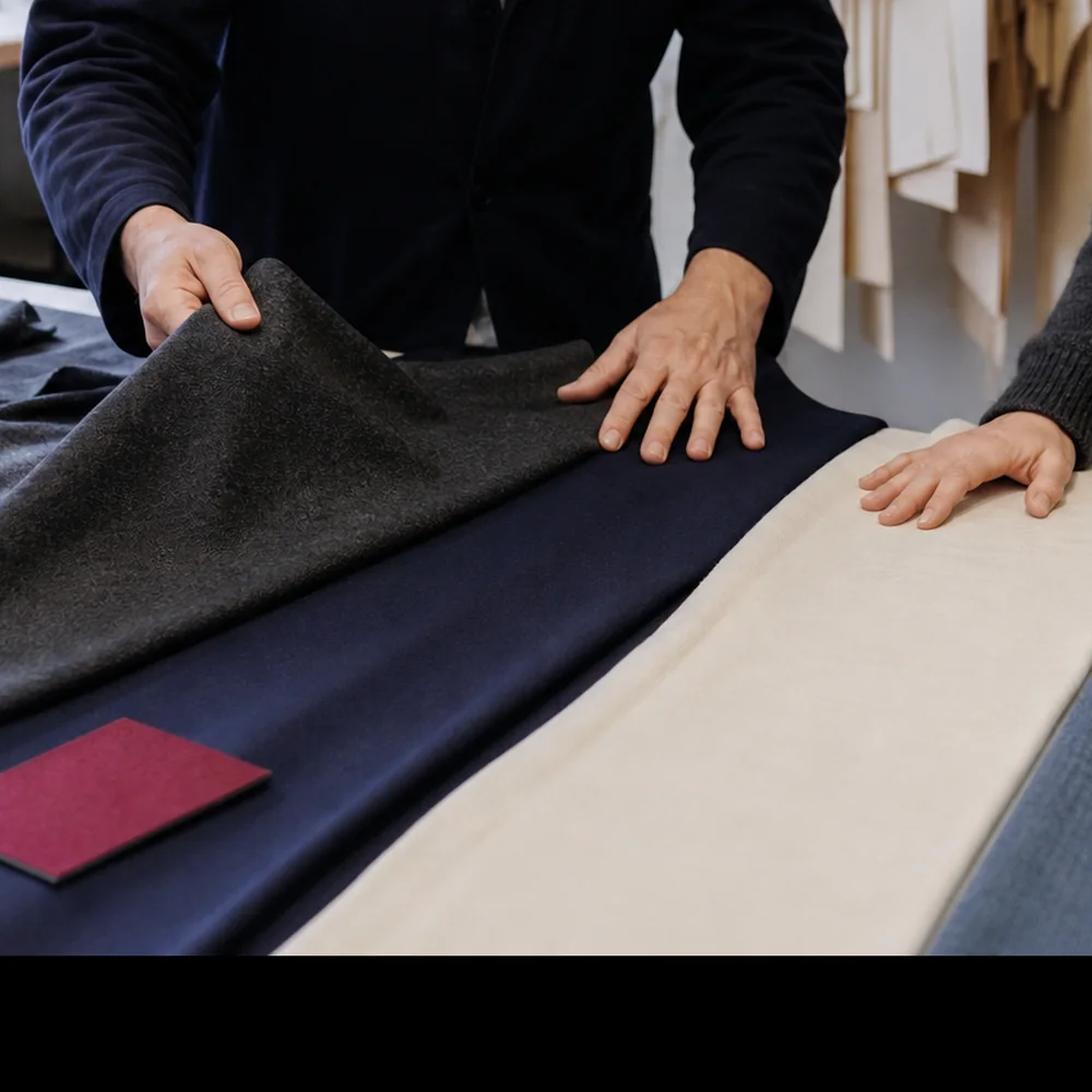 Laine anthracite pour tailleur