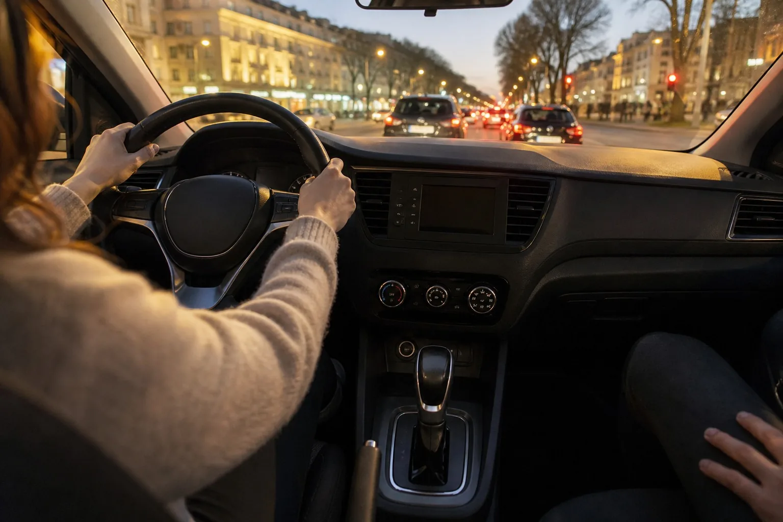 Conduite en boîte automatique dans le trafic urbain d'Angers