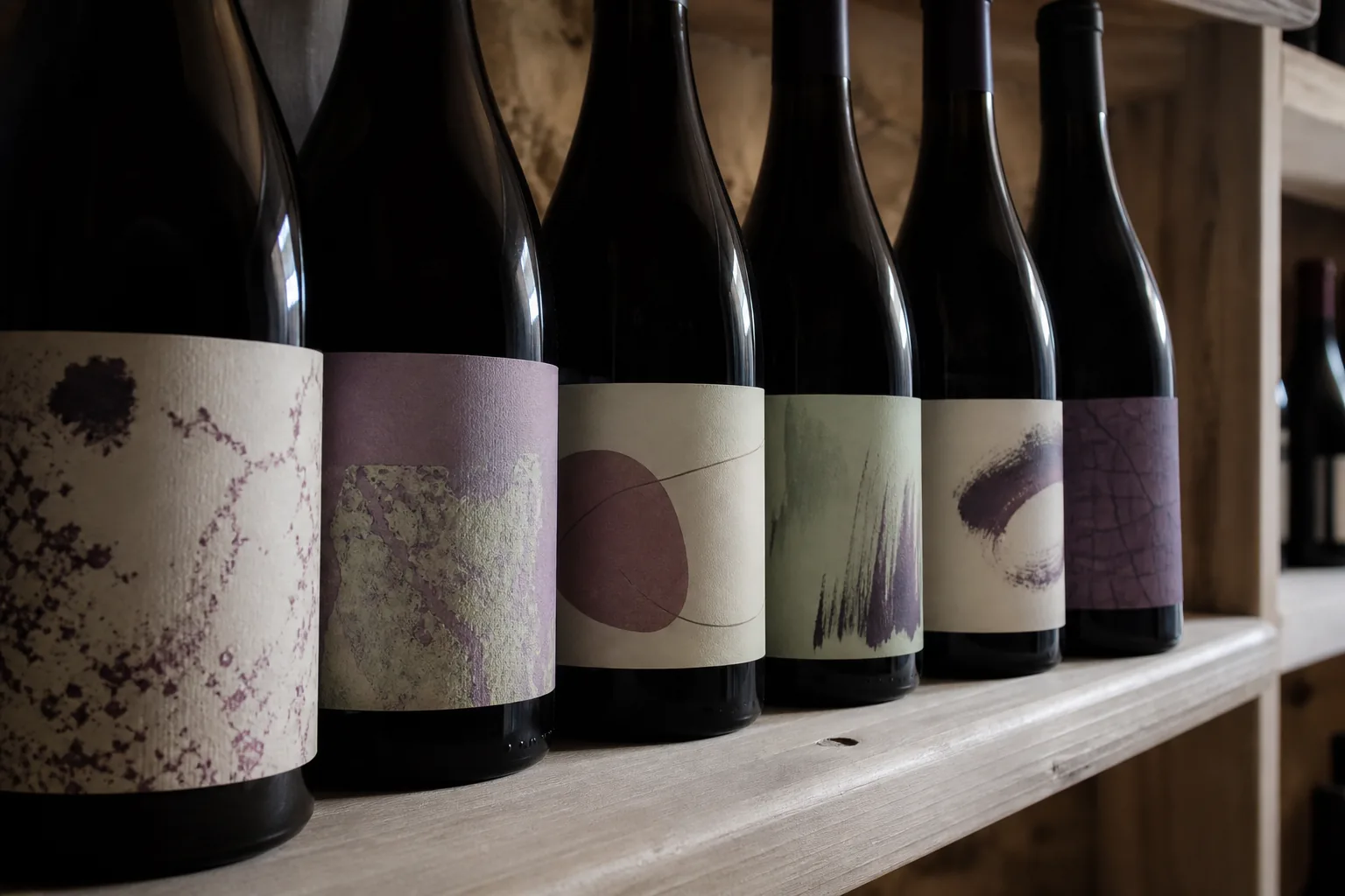 Bouteilles prêtes à être sélectionnées