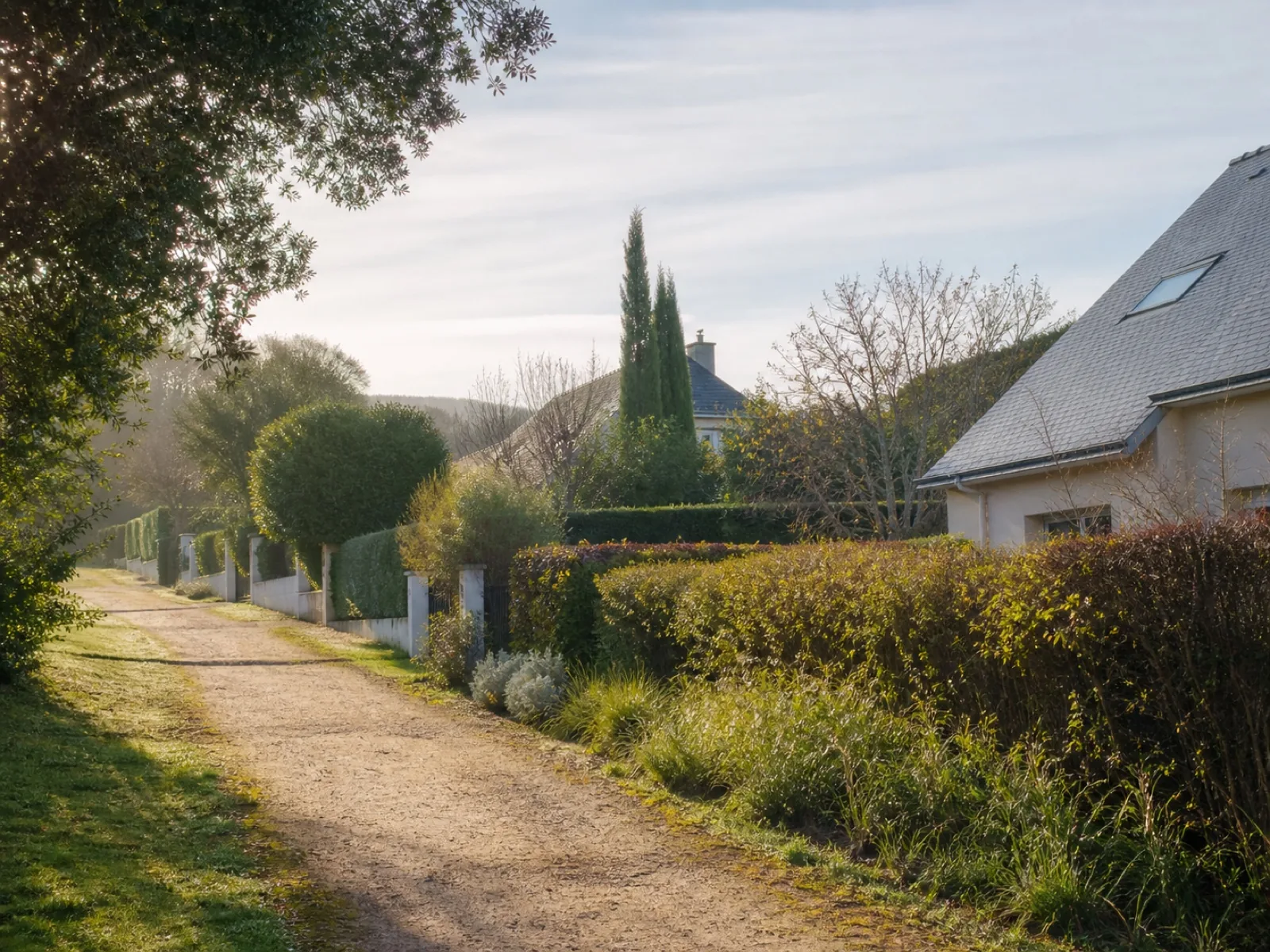 Rue résidentielle à Joué-lès-Tours
