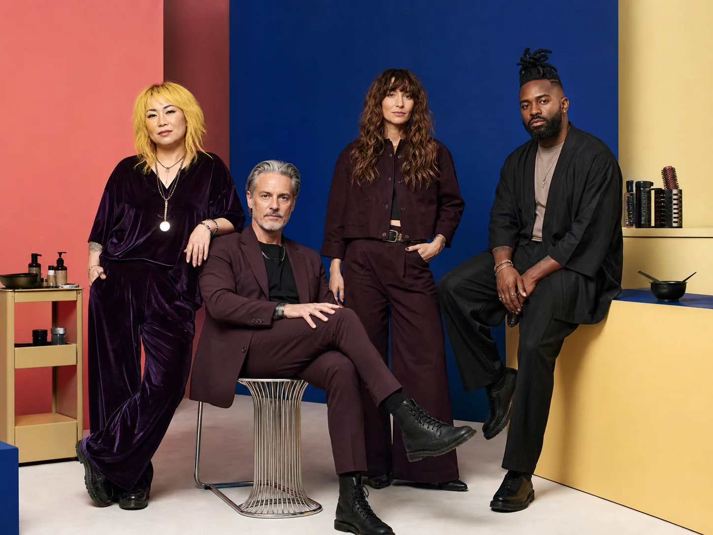 L’équipe de Studio Nuance dans le salon