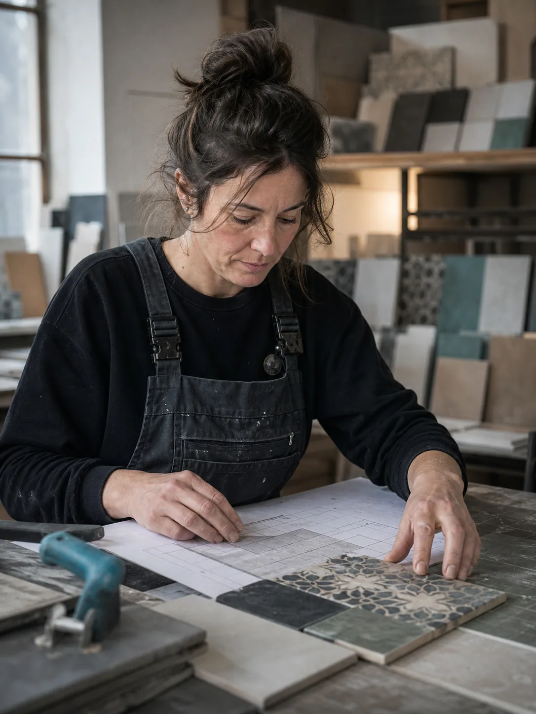 Élodie Martin, carreleuse et fondatrice de TRAME