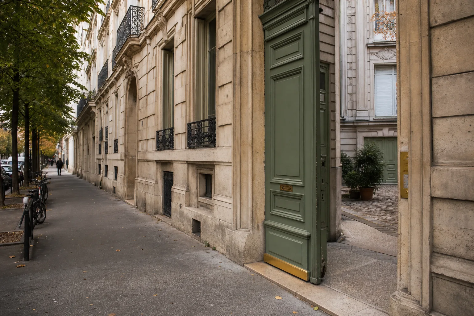 Rue résidentielle des Brotteaux
